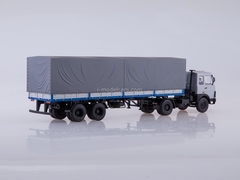 MAZ-5432 with semitrailer MAZ-93971 gray-blue 1:43 AutoHistory