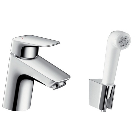 Смеситель для раковины с гигиеническим душем Hansgrohe Logis 71290000