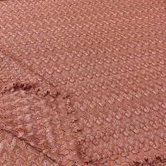 Ткань трикотаж Missoni  терракотовый цвет 3142