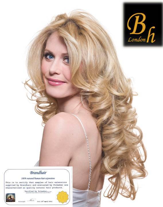 Вьющиеся волосы оттенок 613-блонд-52CM