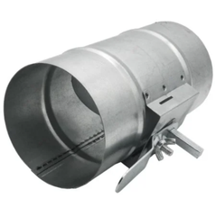Дроссель-клапан, серия TTV, для круглых воздуховодов, D150, оцинкованная сталь