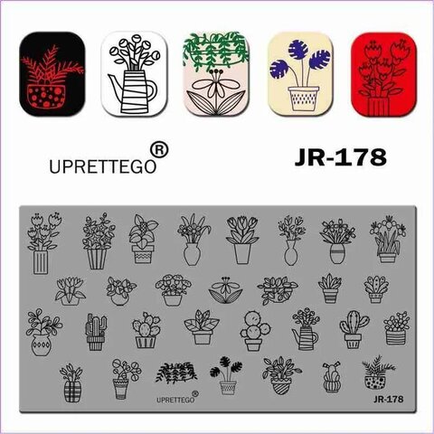 Пластина для стемпинга JR-178