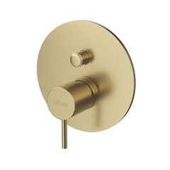 Cezares LEAF-VDIM-L-SR Встраиваемый однорычажный смеситель с переключателем на 2 выхода, исполнение Sunrise фото