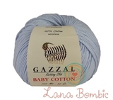 Пряжа Gazzal Baby Cotton 3429 нежно-голубой