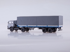 MAZ-5432 with semitrailer MAZ-93971 gray-blue 1:43 AutoHistory