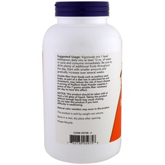 Now Foods, Порошок шелухи подорожника, 340 г (12 унций)