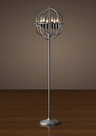 Торшер Restoration Hardware Gyro натурал