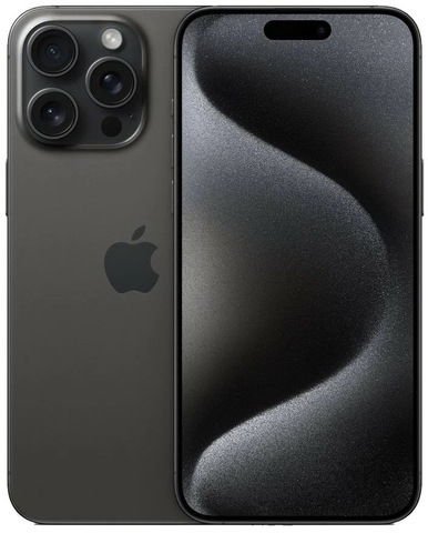 Смартфон Apple iPhone 15 Pro Max 256 ГБ (nano-SIM и eSIM), Черный титан