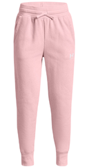 Брюки для девочки Under Armour Girls UA Rival Fleece LU Joggers - prime pink/white