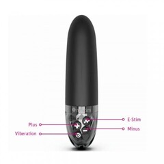 Вибратор Mystim Sleak Freak с электростимуляцией, черный