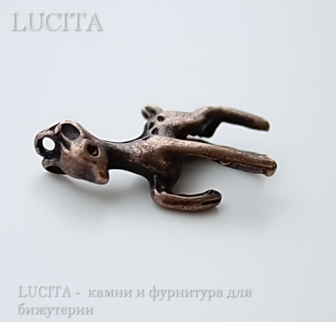 Подвеска "Олененок" 21х13 мм (цвет - античная медь) ()