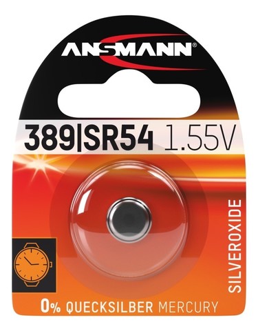 Батарейка для часов 389/390/SR54 ANSMANN 1.55V