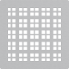 Решетка для cливных трапов из нержавеющей стали 102×102 мм, нержавеющая сталь,  арт.MPV015 AlcaPlast