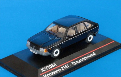 Moskvich-2141 pre-production black 1:43 ICV105A