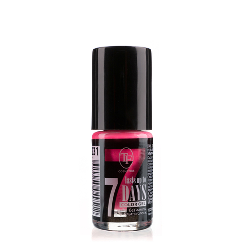 TF Лак для ногтей COLOR GEL  тон 231  Acid pink/Кислотно-розовый  8мл