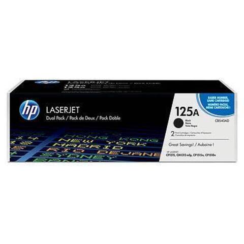 Упаковка из 2х черных тонер-картриджей HP CB540AD Dual Pack