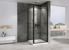 Abber Sonnenstrand AG04080B-S75B Душевой уголок, 80x75x195, цвет: чёрный