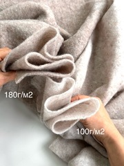 Шерстипон на флизелине, тонкий утеплитель, 180г/м