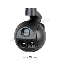 Камера Viewpro A10TR Pro с трехосевым подвесом (10 и 32 кратный зум, тепловизор 640p, дальномер 1,5 км, распознавание и ведение объектов, 1080p) версия viewport