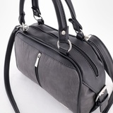 Сумка Саломея 257 македония серый + черный