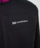 Премиальная куртка для лыж и зимнего бега Nordski Hybrid Pro 2.0 Fuchsia/Black W женская
