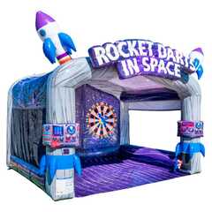 Надувной дартс «Космос» на подкачке, диаметр 2 м, размер 4×4,3×4 м