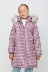 пальто  для девочки  ВК 38115/н/2 ГР
