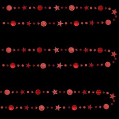 Гирлянда на нитях 