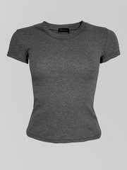 Футболка YIXUAN 7137 базовая однотонная по фигуре