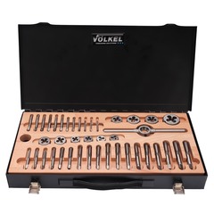 Набор метчиков и плашек M3 -M12 HSS-G 49пр Volkel 48003 (M7;M9)