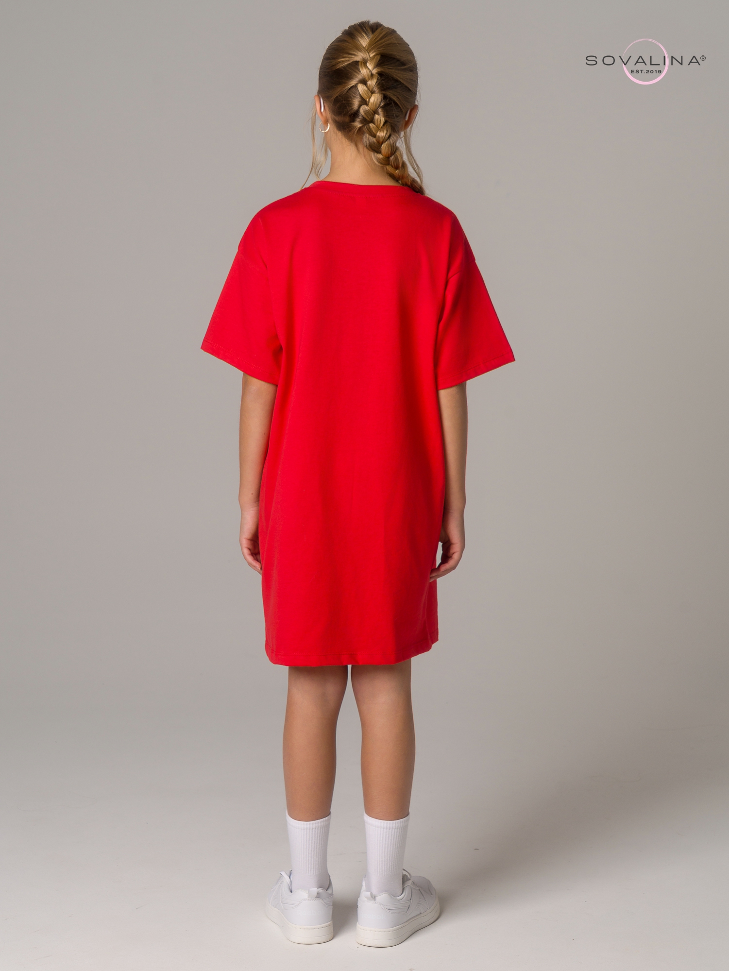 Платье Teen красный будь собой