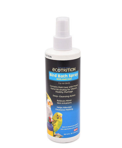 Ecotrition Bird Bath Spray 8in1 средство для птиц для очищения перьев с алоэ вера спрей 236 мл