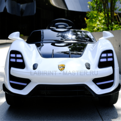 Спортивный электромобиль "MalinaBay 1588", белый