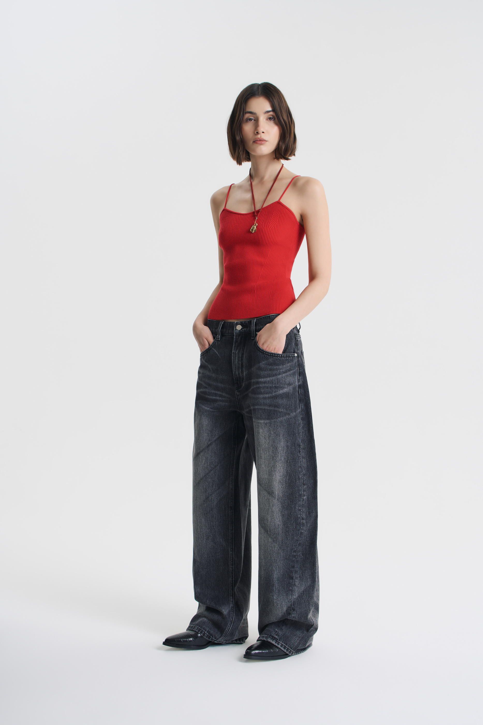 Джинсы acid wash