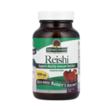 Рейши, Reishi Mushroom Mycelia, Nature's Answer, 90 вегетарианских капсул 1