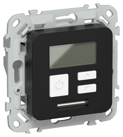 FLITE Термостат электр. с дисплеем 16А Т-ФлЧ чер. IEK