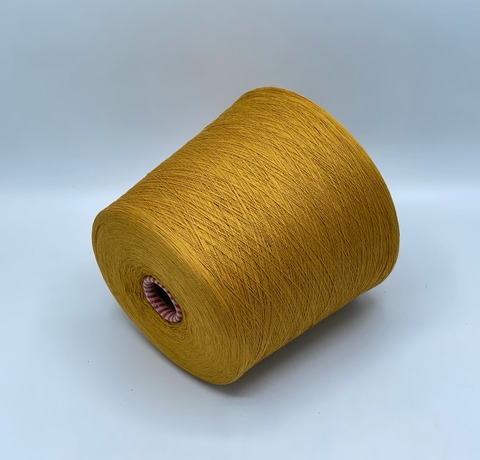 Бобинная пряжа,Cotton combed, 2540м. 100%Хлопок, Золотистый(791), 39295
