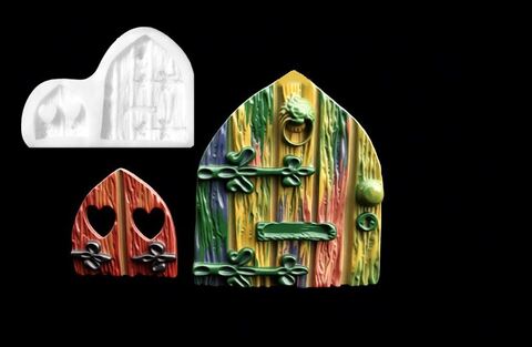 Силиконовый молд Двери ( серия домики для гномов и фей)