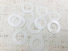 Уплотнитель для люверсов №28 пластик, 13 мм