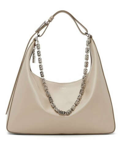 Маленькая лунная сумка Givenchy бежевый