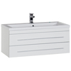 Aquanet 212864 Тумба с раковиной Aquanet Верона 100 белый (подвесная 2 ящика) (212864)