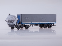 MAZ-5432 with semitrailer MAZ-93971 gray-blue 1:43 AutoHistory