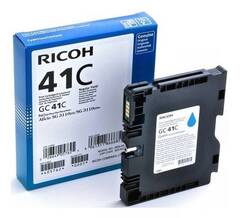LE Картридж для гелевого принтера большой емкости GC41C голубой для Ricoh Aficio 3110DN/DNw/SFNw/3100SNw/7100DN. Ресурс 2200 стр (405762)