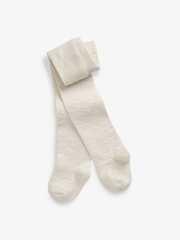 Колготки хлопковые для девочки Next 319-362, Молочный