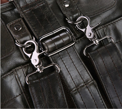 Кожаная сумка-рюкзак JMD 7168