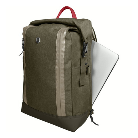Рюкзак Victorinox Altmont Classic Rolltop Laptop 15'', зелёный, 29x15x44 см, 20 л