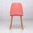 Стул пластиковый обеденный Nerd розовый