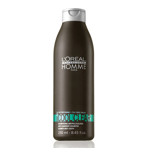 L'Oreal Professionnel Homme Cool Clear - Освежающий шампунь от перхоти