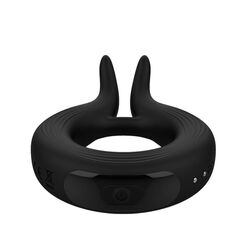 Черное эрекционное кольцо Marry Me Rechargeable Vibrating Cockring - 