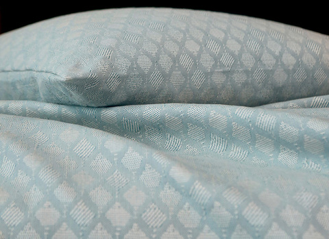 Подушка декоративная 40х40 Blanc Des Vosges Carpates Turquoise